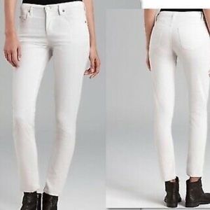 Theory Billy Courtland White Cords Skinny Pants 29